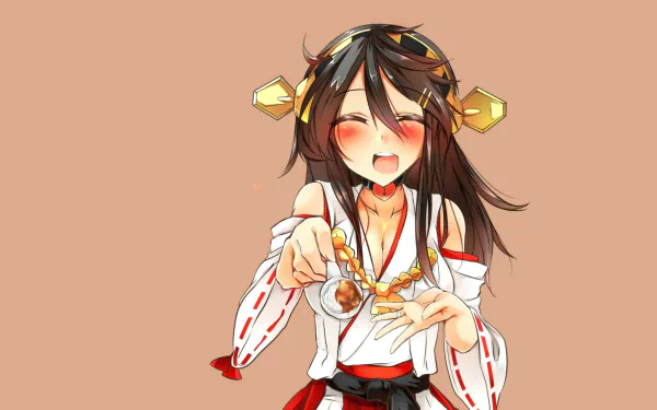 Haruna (Kancolle) Anime Kantai Collection HD Desktop Wallpaper | Background Image