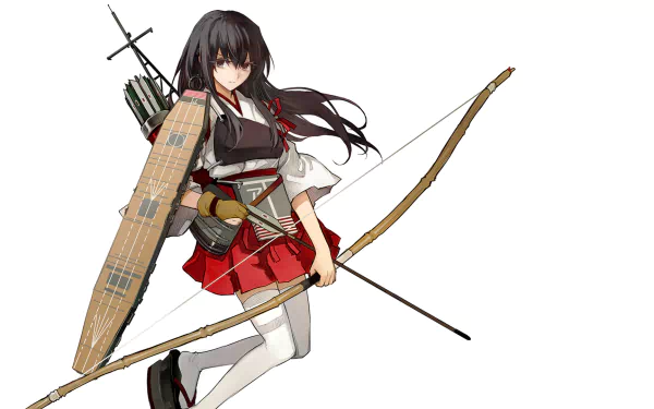 Akagi (Kancolle) Anime Kantai Collection HD Desktop Wallpaper | Background Image
