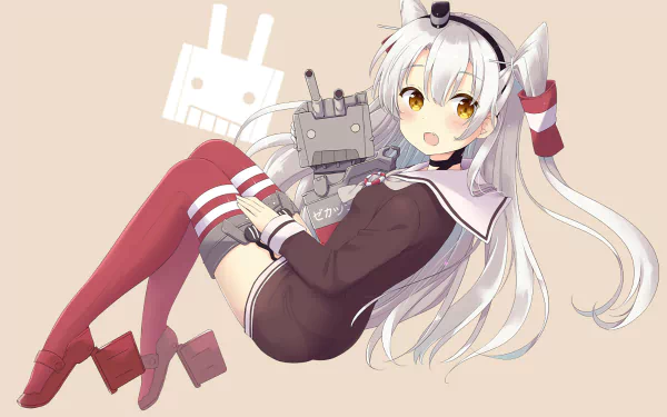 Amatsukaze (Kancolle) Anime Kantai Collection HD Desktop Wallpaper | Background Image