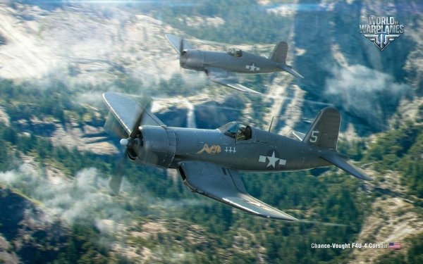 Video Game World Of Warplanes Vought F4U Corsair HD Wallpaper | Background Image