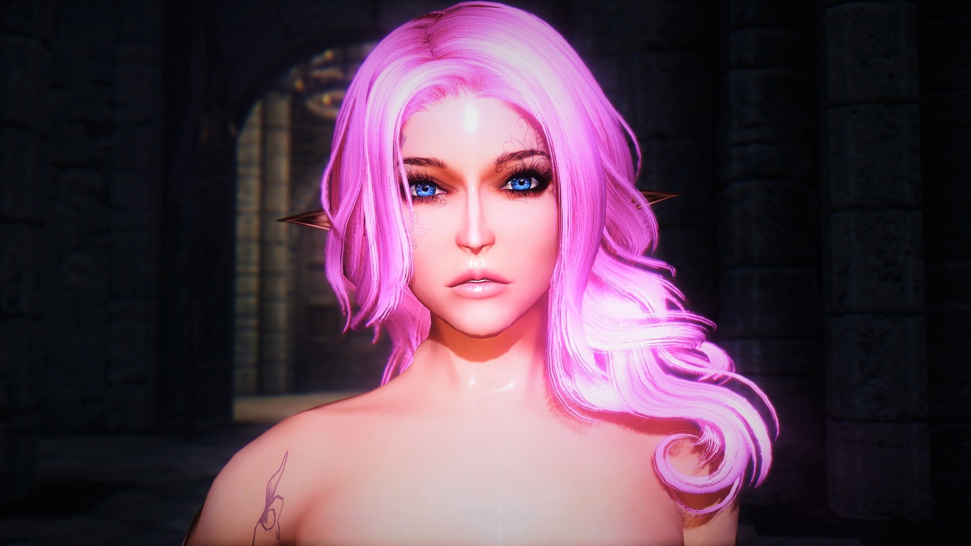 Pink-Haired Elf. 