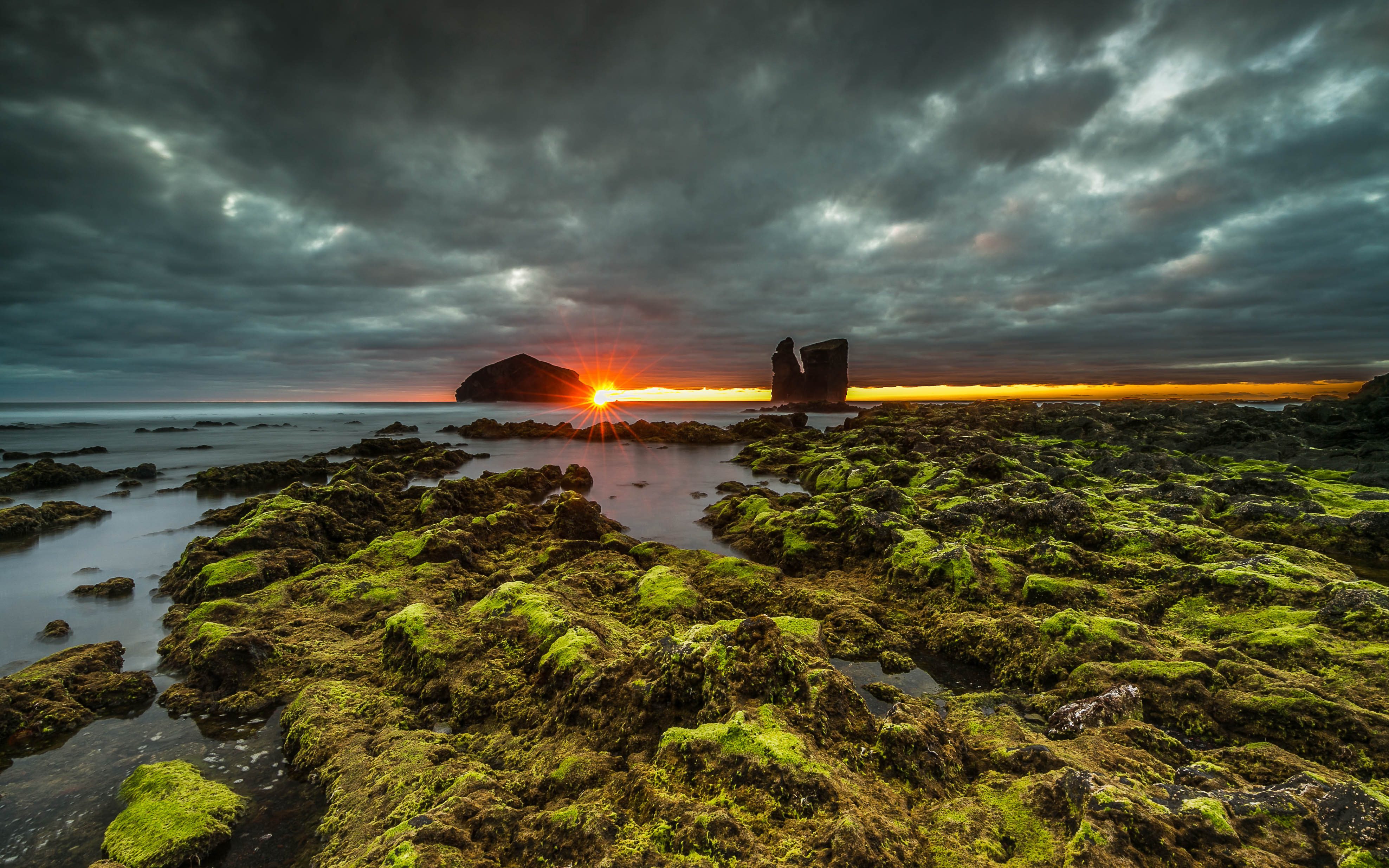 Download Horizon Cloud Sky Ocean Seascape Nature Sunrise 4k Ultra HD ...