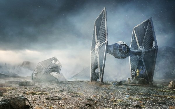 Sci Fi Star Wars TIE Fighter C-3PO R2-D2 HD Wallpaper | Background Image
