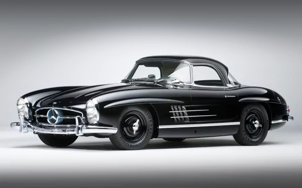  Black 1957 Mercedes-Benz 300SL