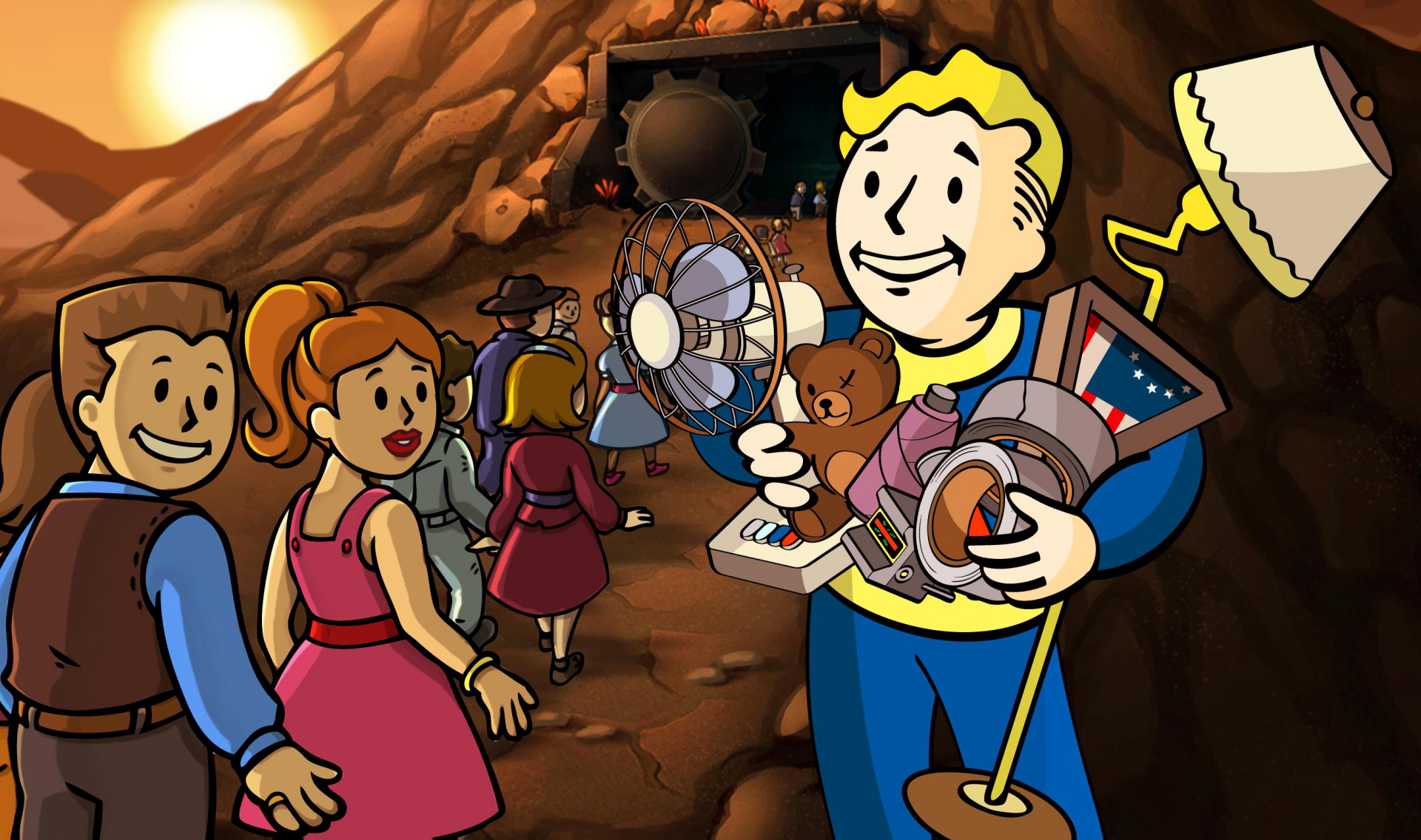 Download Vault Boy Video Game Fallout HD Wallpaper