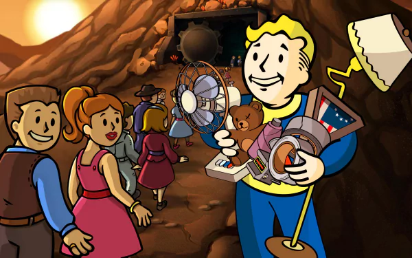 Vault Boy video game Fallout HD Desktop Wallpaper | Background Image