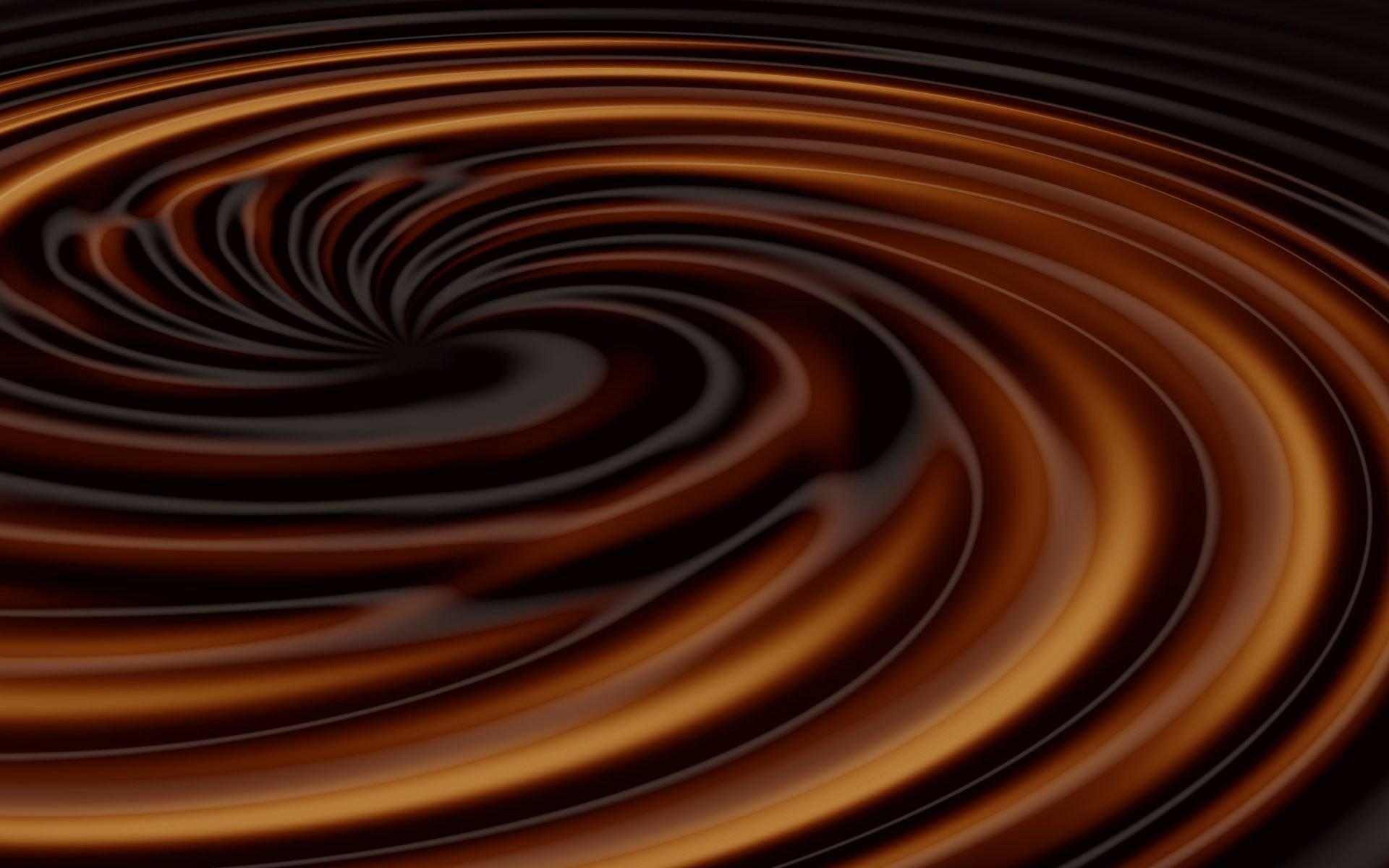 Download Chocolate Abstract Spiral HD Wallpaper