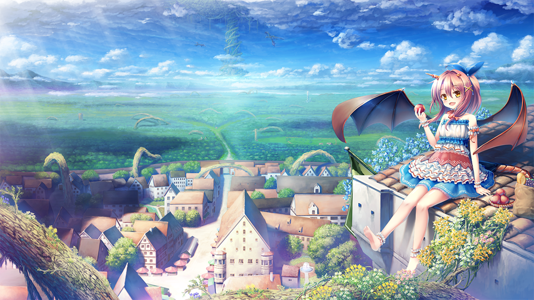 Download Anime Original Wallpaper by プシュケー