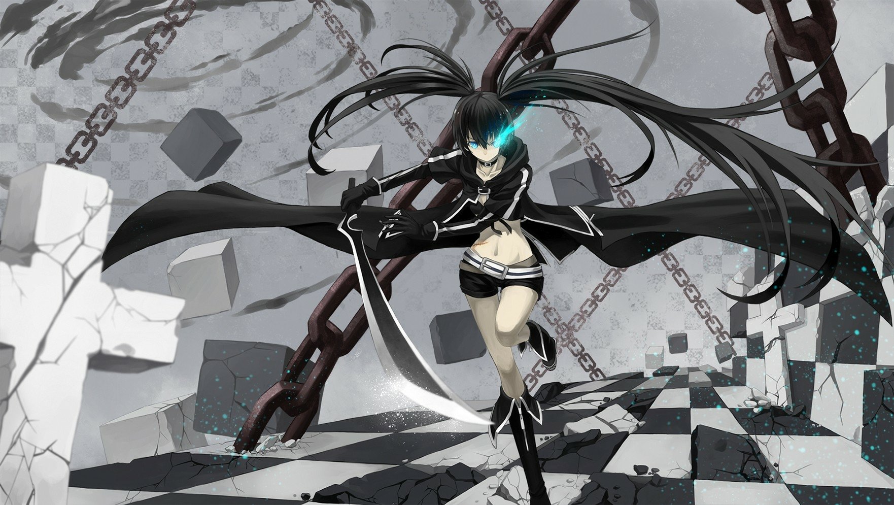 Black rock shooter картинки