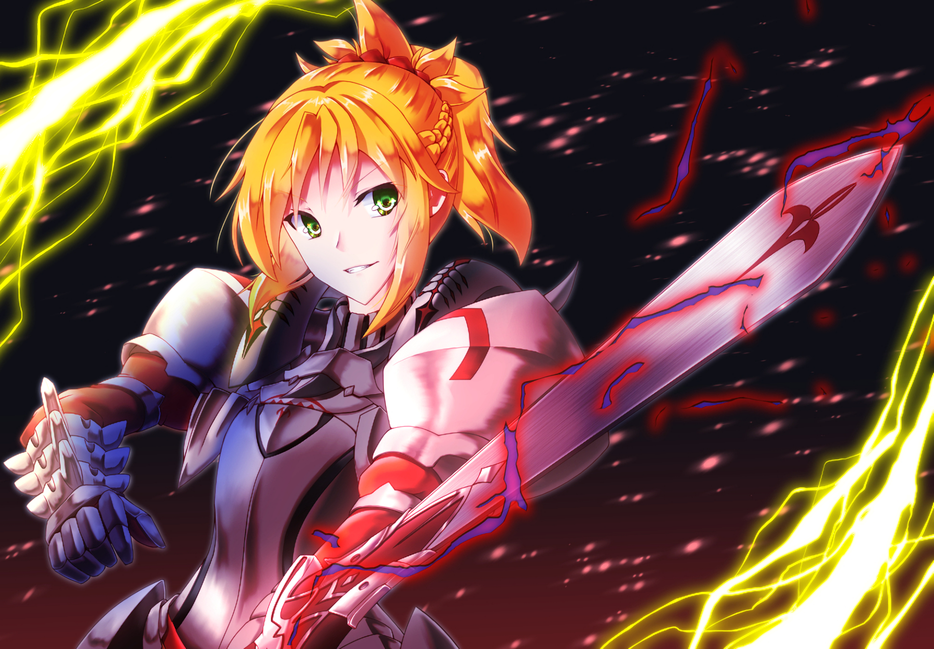 Mordred Saber of Red HD Wallpaper - Fate/Apocrypha Anime