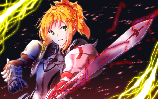 Anime Fate/Apocrypha Fate Series Saber of Red Mordred HD Wallpaper | Background Image