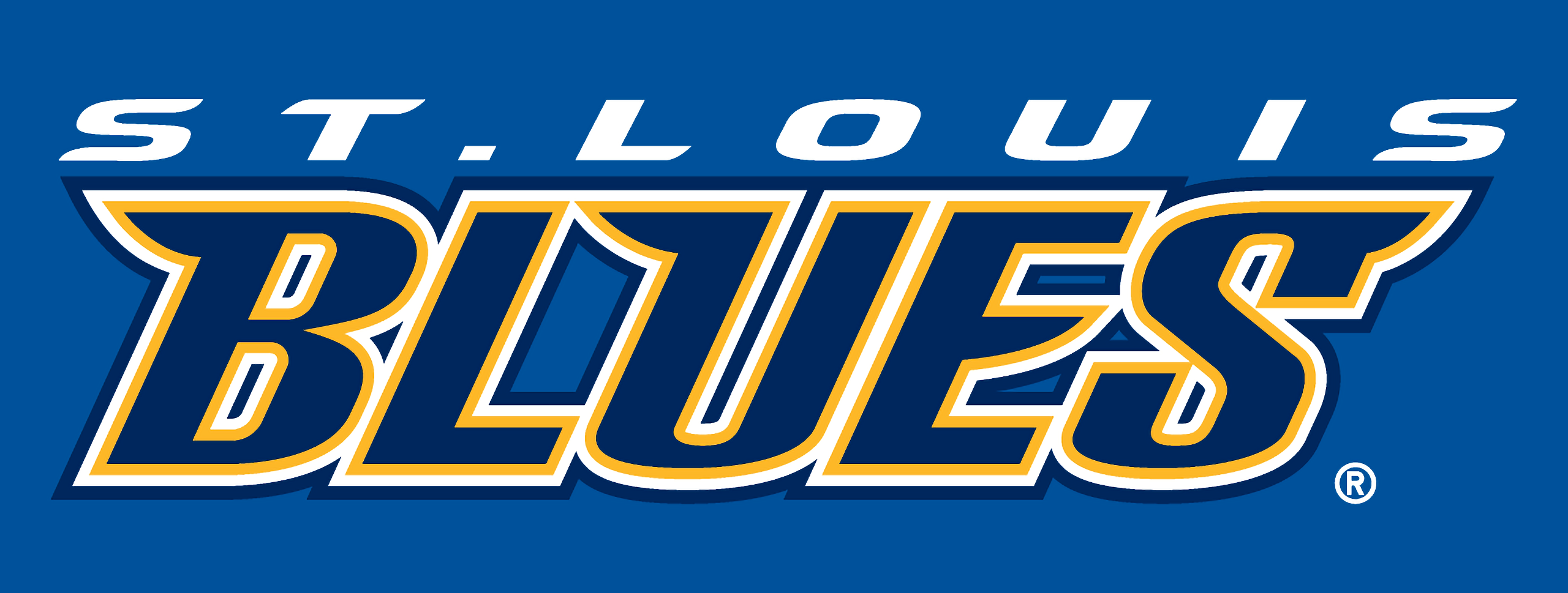 Download St Louis Blues Logo In Yellow Wallpaper