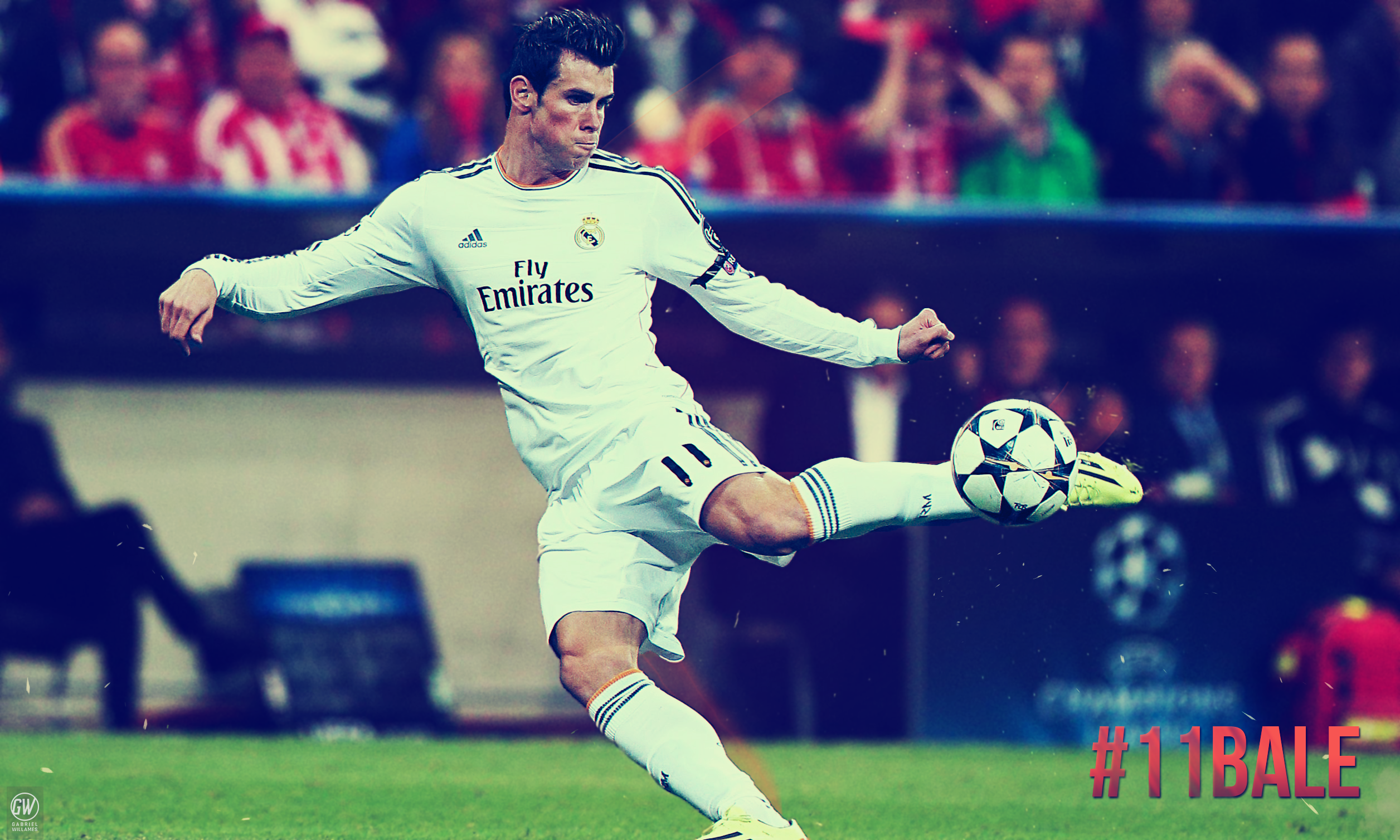 Download Gareth Bale Goal Celebration Fan Art Wallpaper