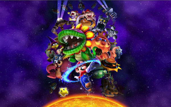 video game Super Mario Galaxy HD Desktop Wallpaper | Background Image