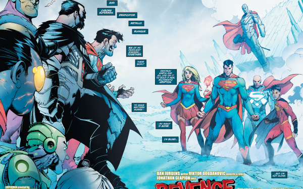 Comics Superman Supergirl Lex Luthor DC Comics Steel Mongul General Zod Metallo Cyborg Superman Eradicator John Henry Irons Kara Zor‑El Kong Kenan Super-Man Kal-El Superwoman Lana Lang HD Wallpaper | Background Image