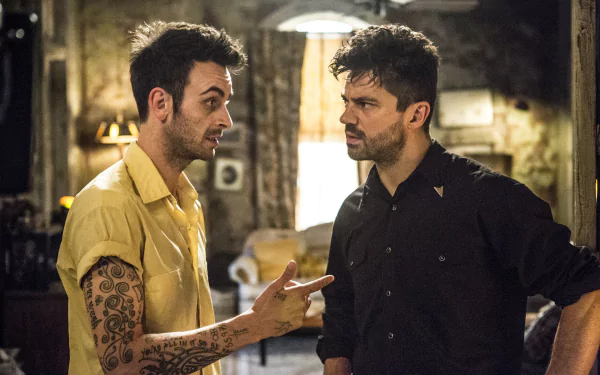 Cassidy (Preacher) Joseph Gilgun Dominic Cooper Jesse Custer TV Show preacher HD Desktop Wallpaper | Background Image