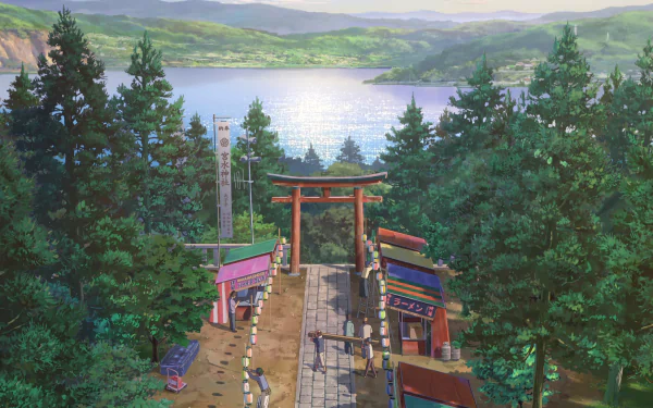 lake festival Your Name. Anime HD Desktop Wallpaper | Background Image