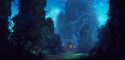 fantasy cave HD Desktop Wallpaper | Background Image