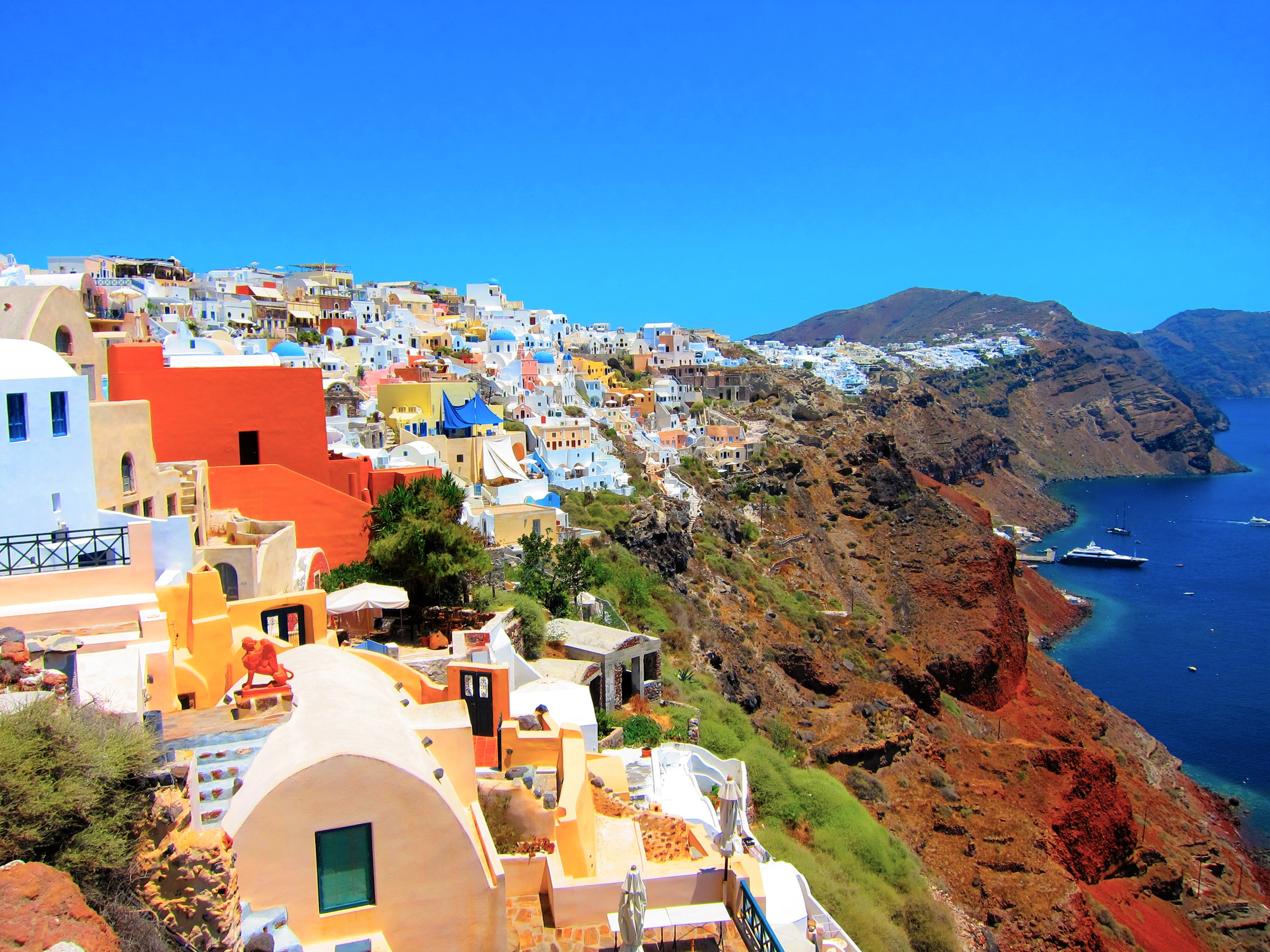 Santorini, Greece HD Wallpaper | Background Image | 2400x1800 | ID