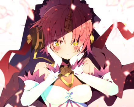 HD PC desktop wallpaper featuring Frankenstein as Berserker of Black from the anime Fate/Apocrypha with vibrant colors and expressive detail.