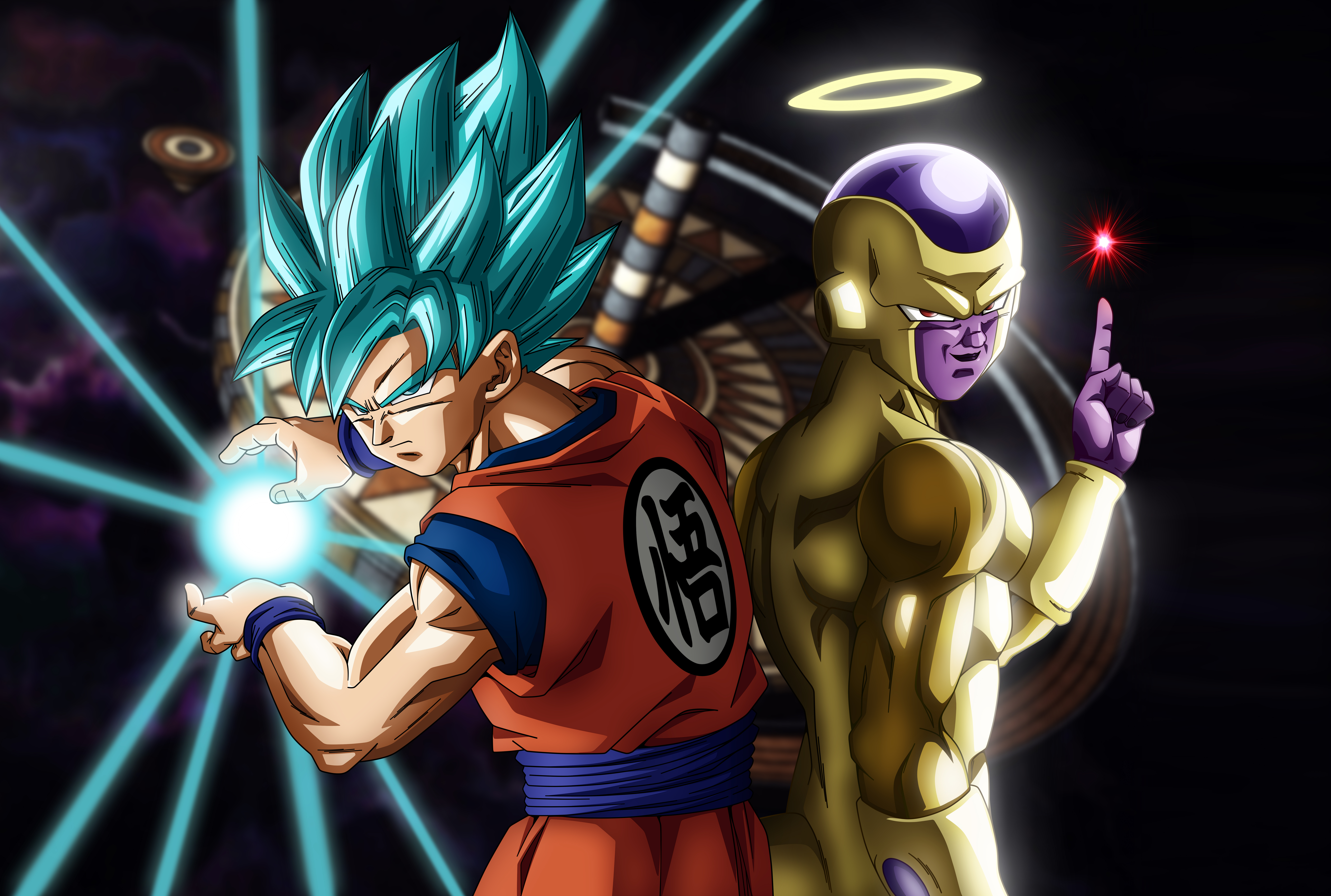 Goku and Freeza by NekoAR