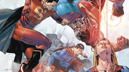 Cyborg Superman DC Comics Superman Supergirl Comic Action Comics HD Desktop Wallpaper | Background Image