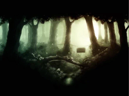 teddy bear fantasy forest HD Desktop Wallpaper | Background Image