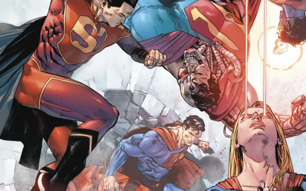 Cyborg Superman DC Comics Superman Supergirl Comic Action Comics HD Desktop Wallpaper | Background Image