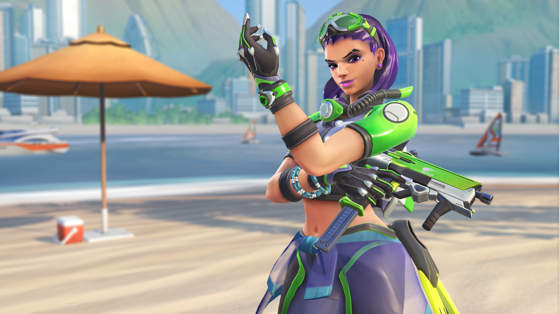 Download Sombra (Overwatch) Video Game Overwatch 4k Ultra HD Wallpaper