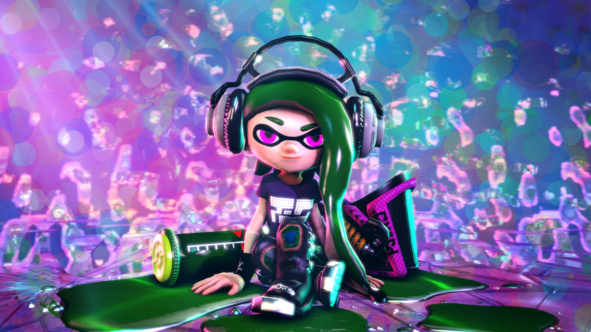 Download Inkling (Splatoon) Video Game Splatoon HD Wallpaper by Poool