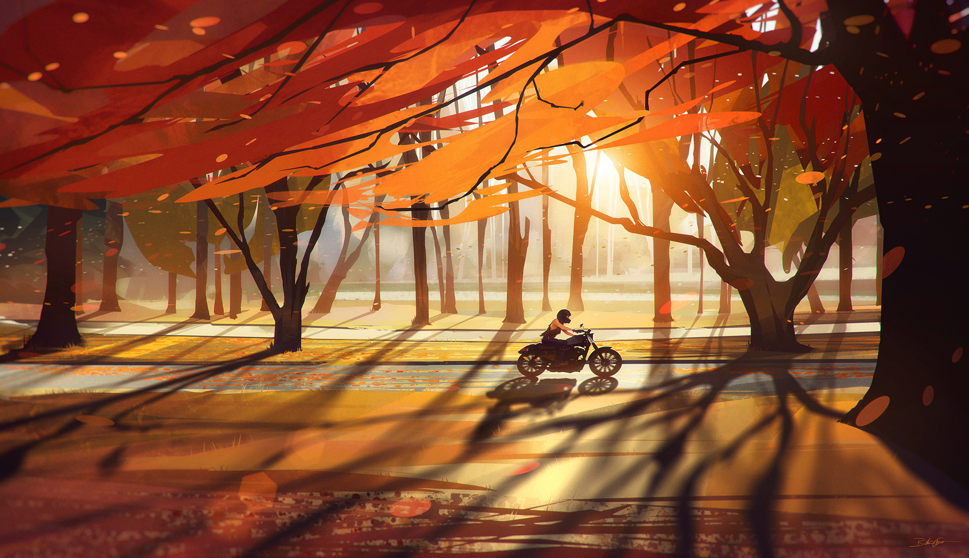 Autumn - Countryside by Bastien Grivet