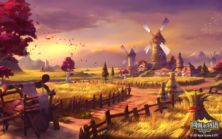 windmill video game Ar:piel Online HD Desktop Wallpaper | Background Image