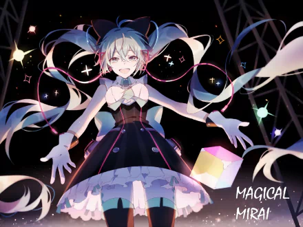 Hatsune Miku Anime Vocaloid HD Desktop Wallpaper | Background Image