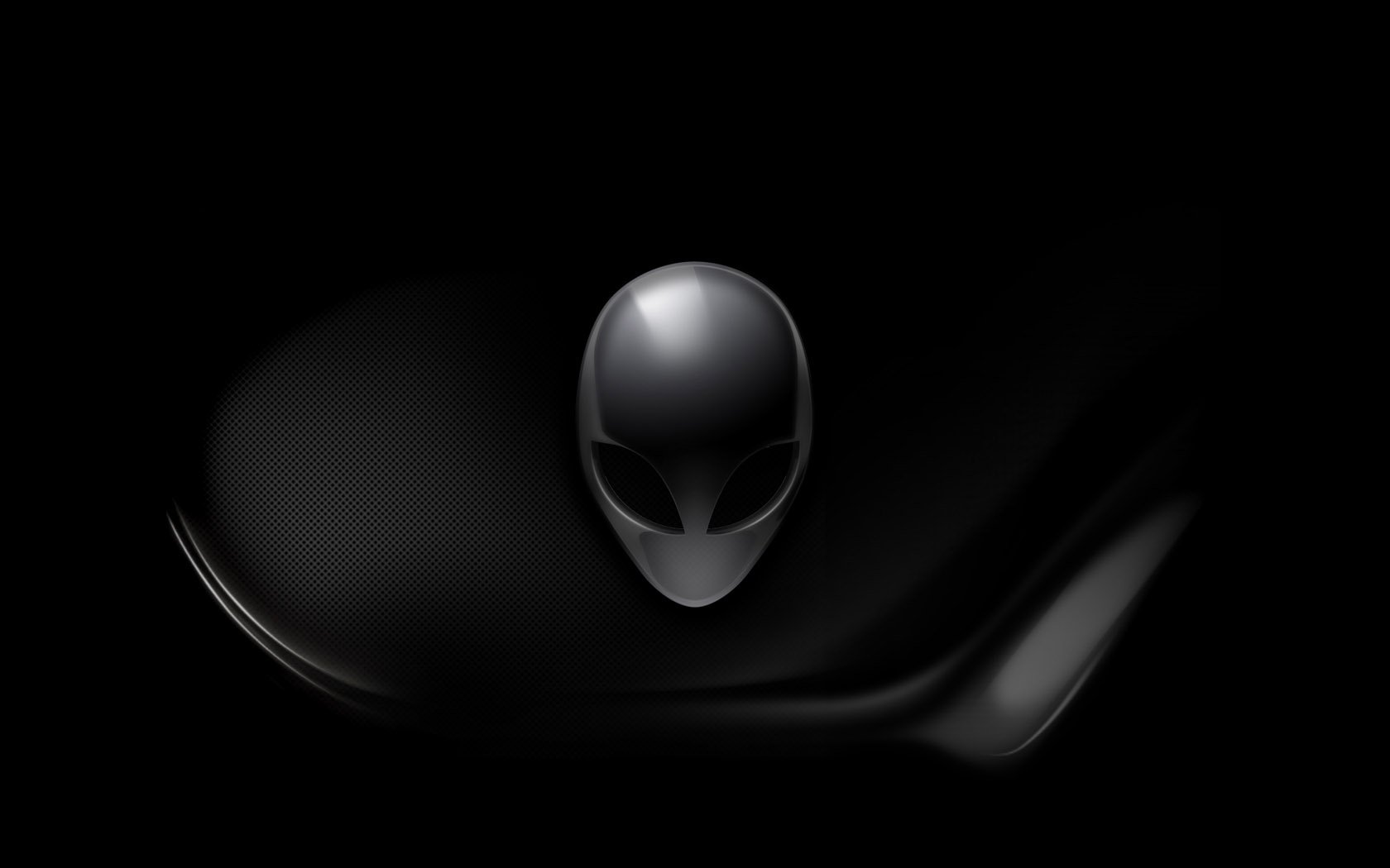 alienware logo black and white