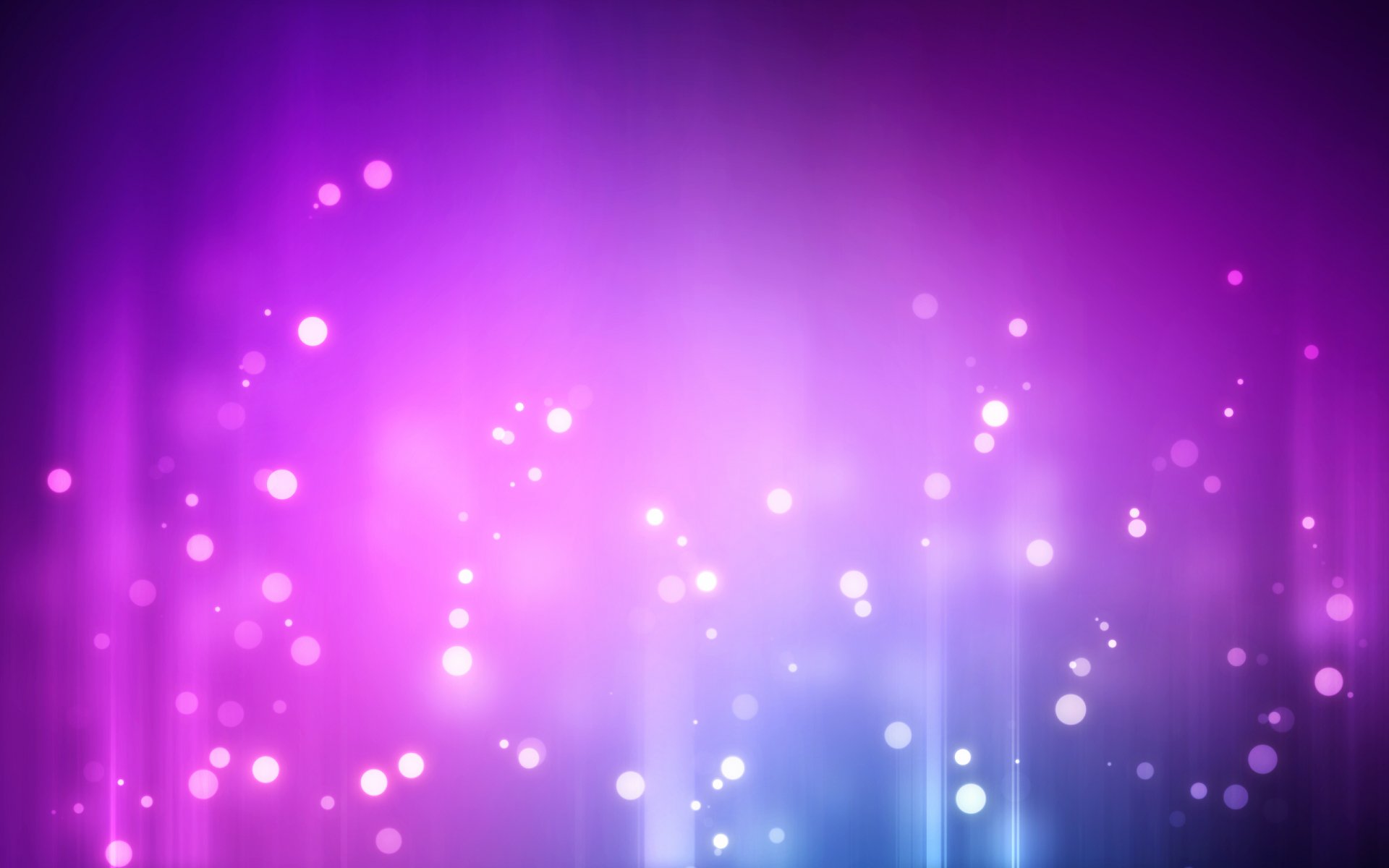 HD desktop wallpaper with a purple artistic bokeh design, featuring a soft blend of glowing circles and vibrant light streaks.