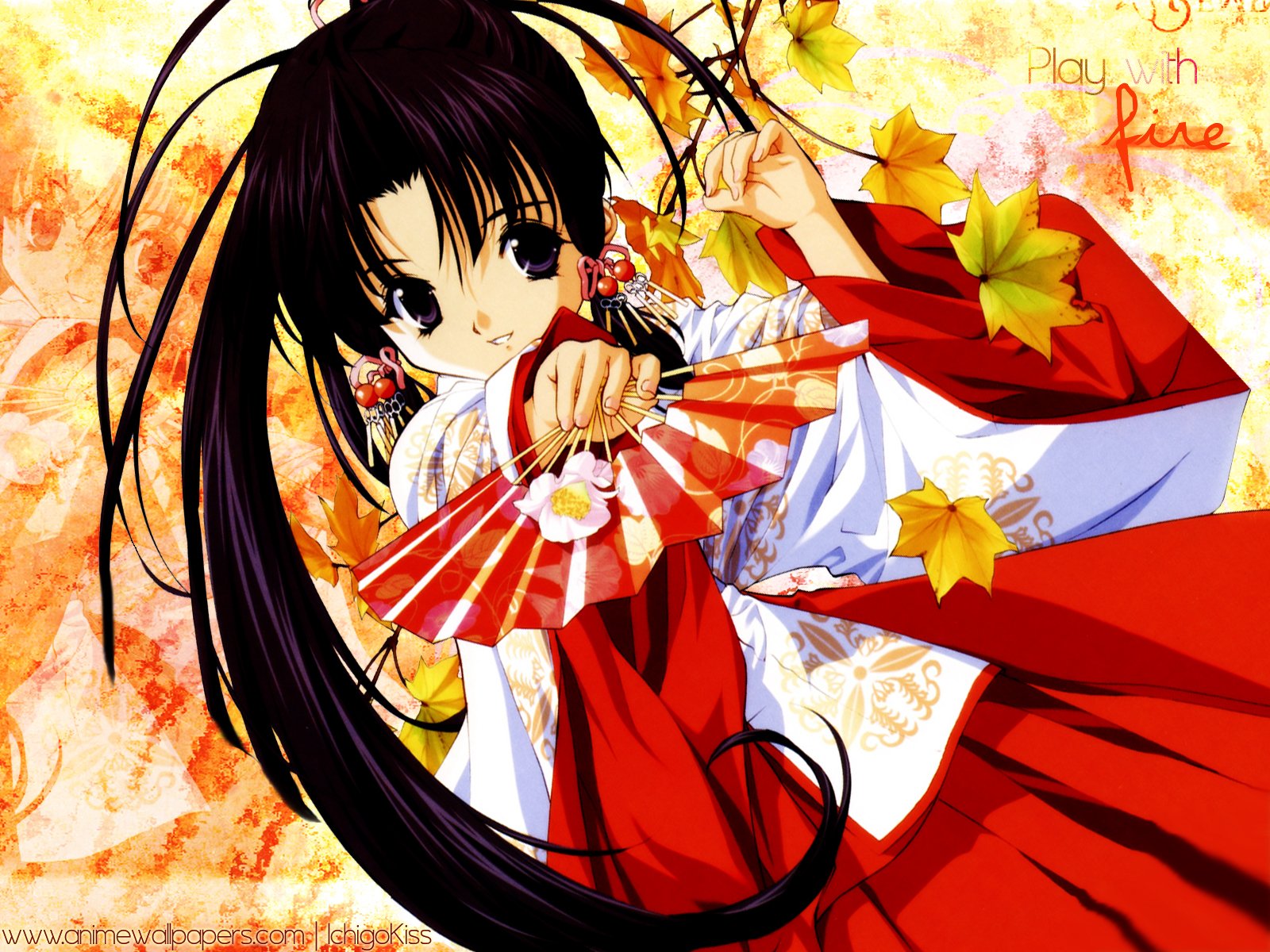 Shrine Maiden Wallpaper And Background Image 1600x1200 Id 87156