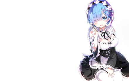 Rem (Re:ZERO) Anime Re:Zero - Starting Life in Another World HD Desktop Wallpaper | Background Image