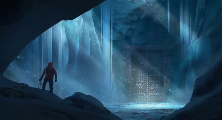 adventurer door ruin fantasy adventure fantasy adventure gate HD Desktop Wallpaper | Background Image