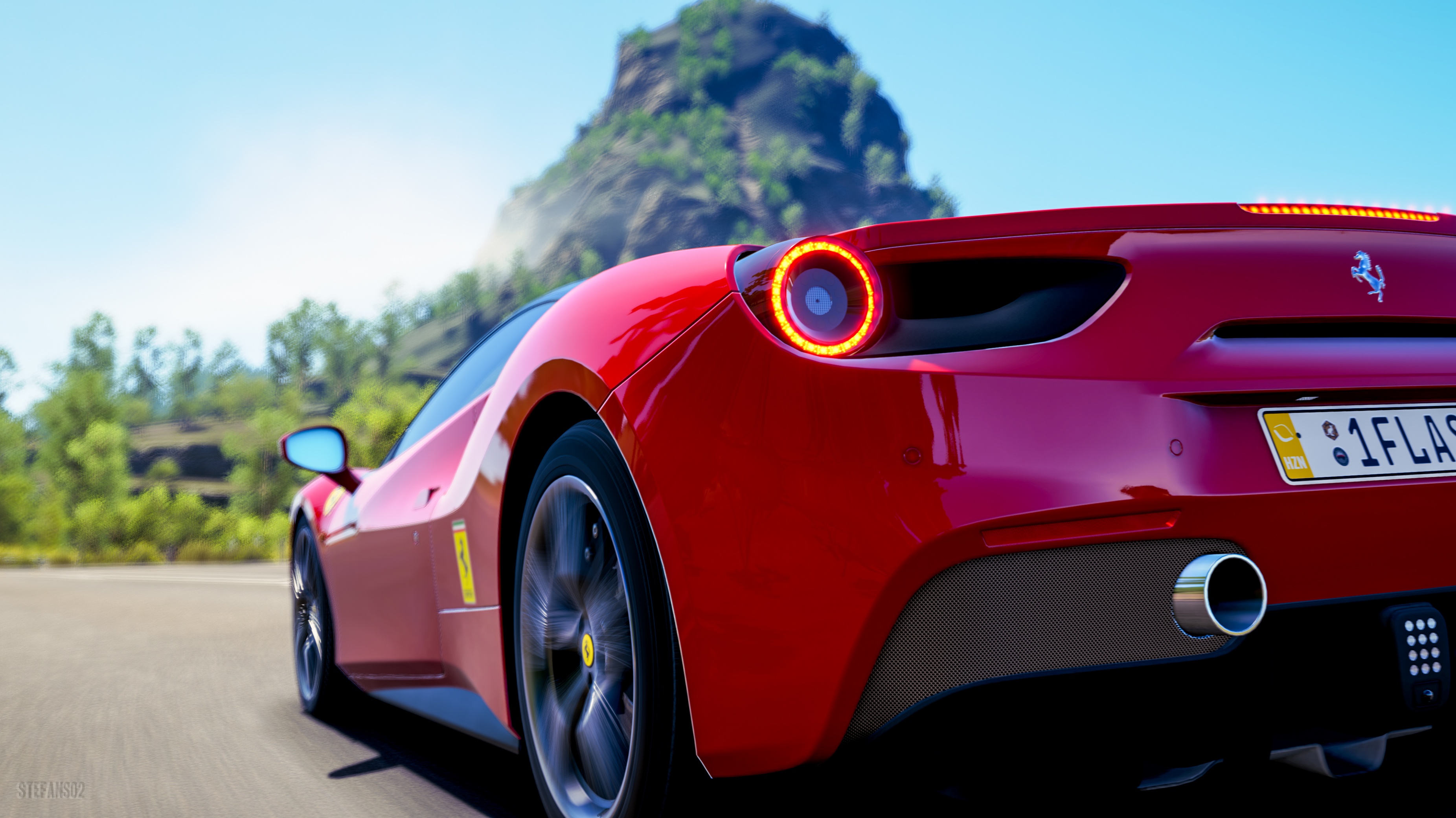 Wallpaper road, Ferrari, Forza Horizon 3 for mobile and desktop