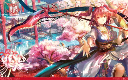 Komachi Onozuka Anime Touhou HD Desktop Wallpaper | Background Image