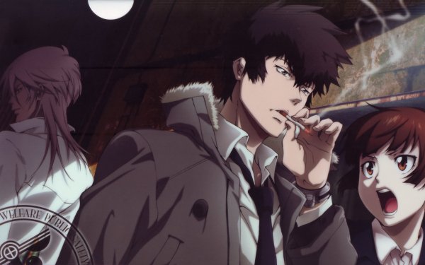 Anime Psycho-Pass Shougo Makishima Shinya Kogami Akane Tsunemori HD Wallpaper | Background Image