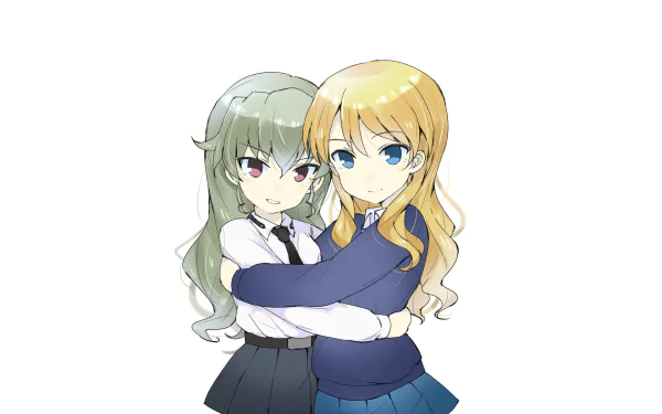 Darjeeling (Girls und Panzer) Anchovy (Girls und Panzer) Anime Girls und Panzer HD Desktop Wallpaper | Background Image