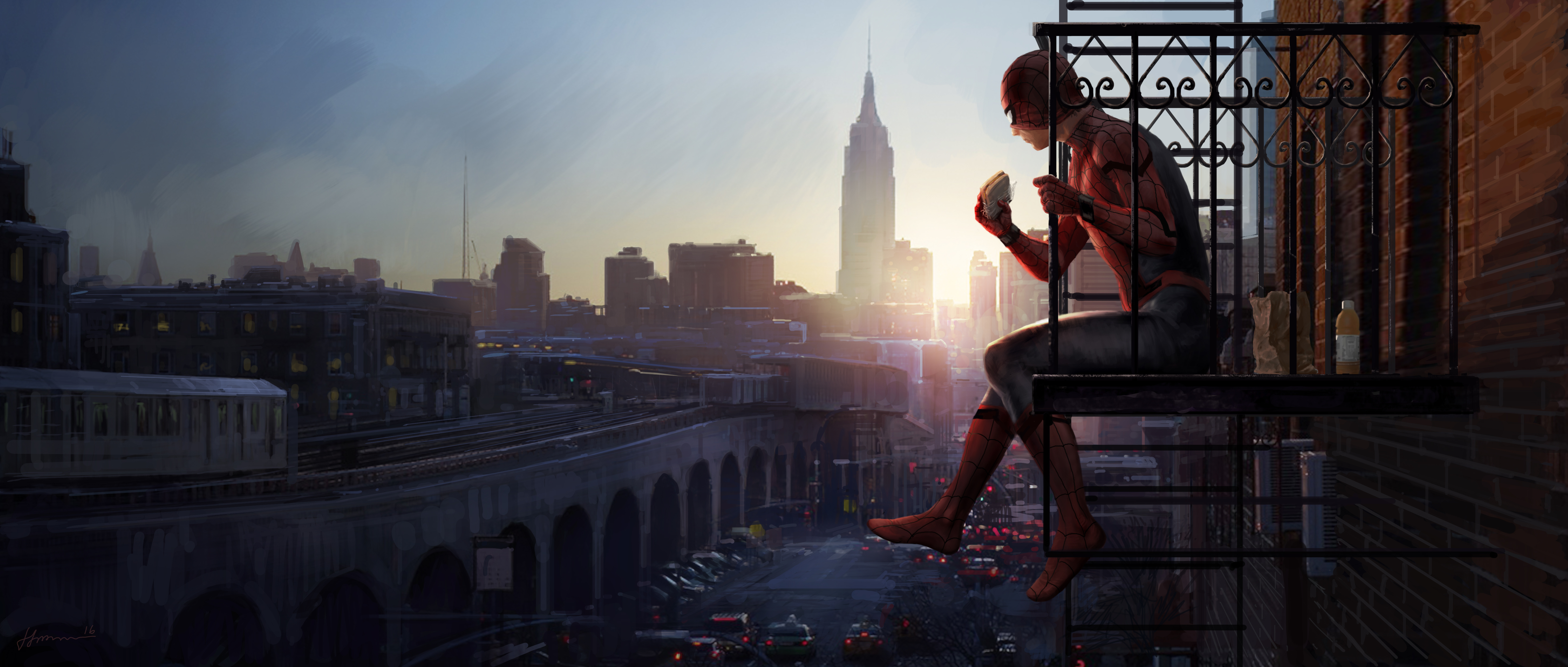 Spider-Man: Homecoming 4k Ultra HD Wallpaper by Henrik Tamm
