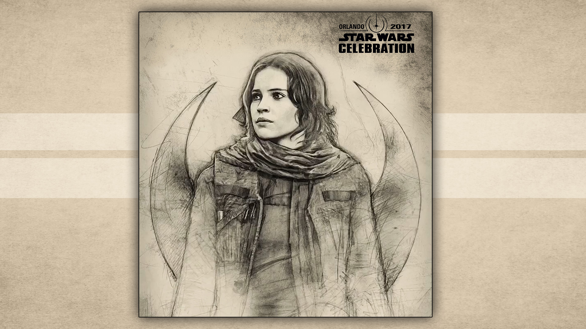 Jyn Erso: Sunday Adult Badge by Paul Shipper (edited by Michael White)