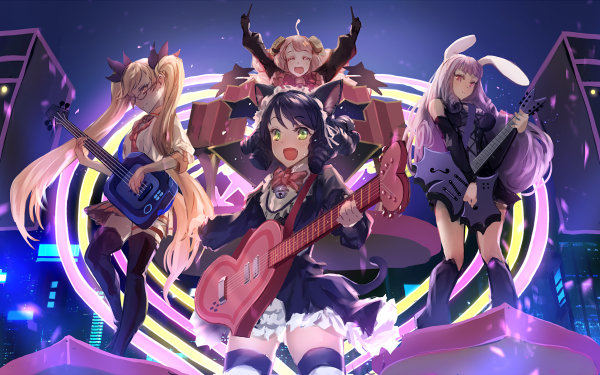 Anime Show By Rock!! ChuChu Moa Cyan Hijirikawa Retoree HD Wallpaper | Background Image