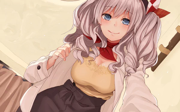 Kashima (Kancolle) Anime Kantai Collection HD Desktop Wallpaper | Background Image