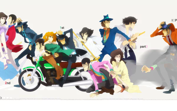 Anime Lupin the Third HD Desktop Wallpaper | Background Image