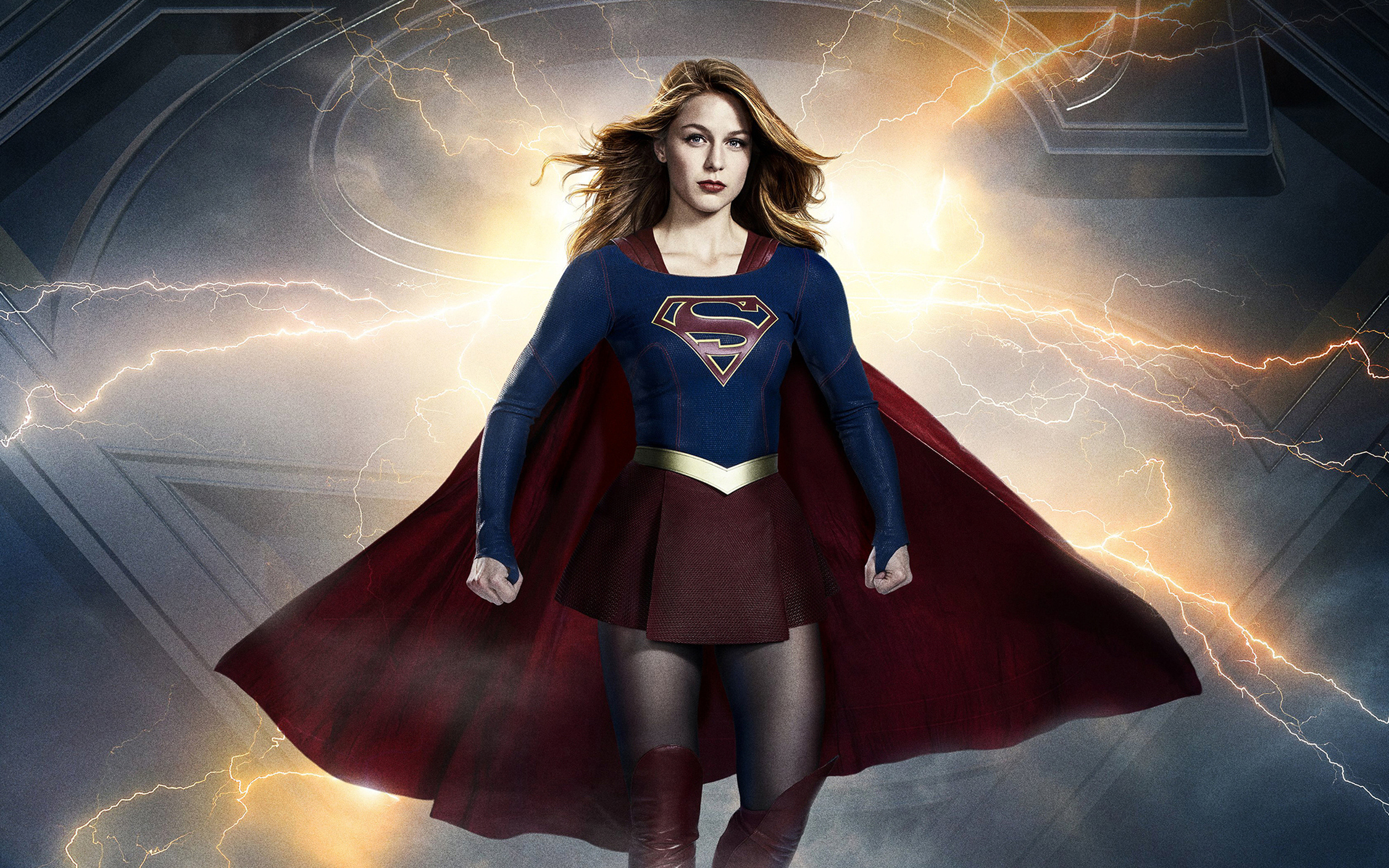 Supergirl HD Wallpaper: Dynamic Power