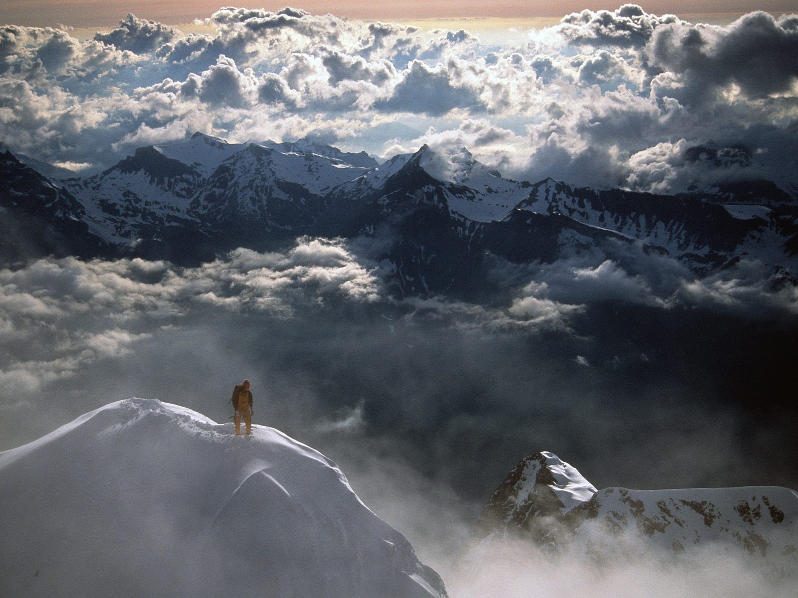 Panoramic view of Switzerland's breathtaking Alps during a thrilling mountain climb