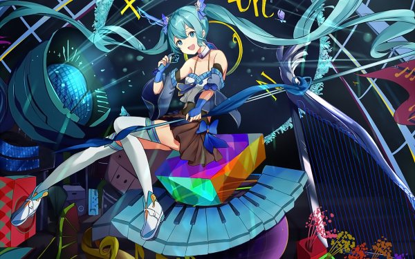Anime Vocaloid Hatsune Miku HD Wallpaper | Background Image